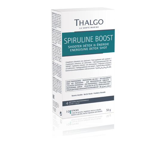 Spirulina Boost 10stick, Energising Detox Shot Salongprodukt